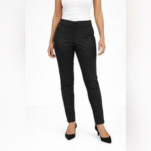 Diane von Furstenberg Grey Tailored Pants High Rise Slim Fit - Size 6
